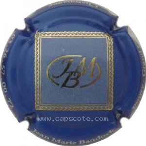 Capsule Centre bleu, contour bleu foncé, or