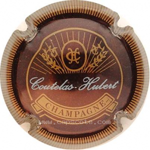 Capsule Marron, lettres fantaisies, striée