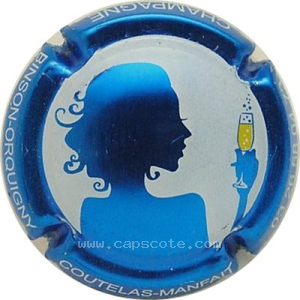 Capsule Bleu métallisé et blanc