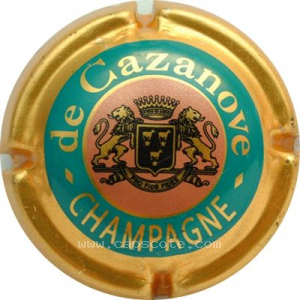 Capsule Contour or, Cercle intérieur rosé