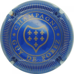 Capsule Bleu et or, striée