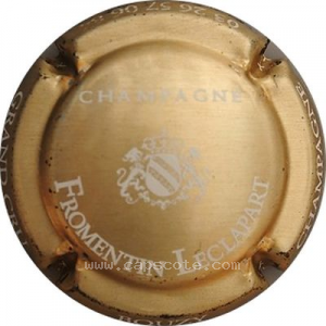 Capsule Or pâle et blanc