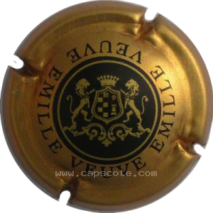 Capsule Or et noir, lettres fines