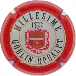 Capsule Millésime, contour rouge