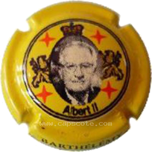 Capsule Albert II, fond jaune