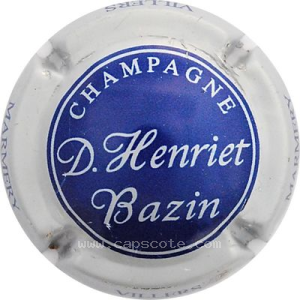Capsule Bleu métallisé et blanc, contour gris clair