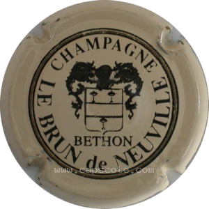 Capsule Crème et noir, écusson crème