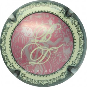 Capsule Centre rosé, contour gris inscrit sur contour