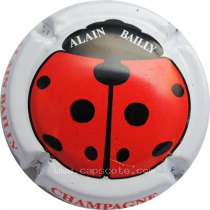 Capsule Coccinelle 9 points, Ecriture rouge sur contour blanc