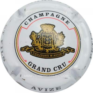 Capsule Blanc, Liseret rouge, verso or