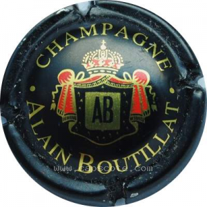 Capsule Noir et or brillant - initiales au centre