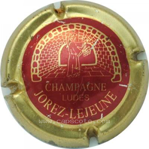 Capsule Fond bordeaux, contour or