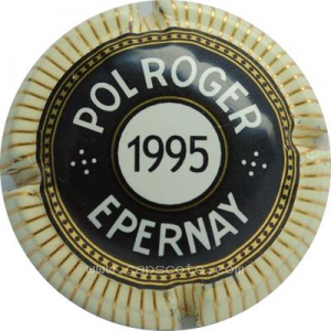 Capsule 1995, Blanc et noir, strié or. Points éloignés