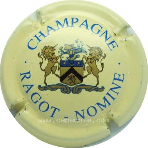 Capsule Crème et bleu, lettres fines