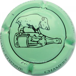 Capsule Cotour bleu-vert pâle