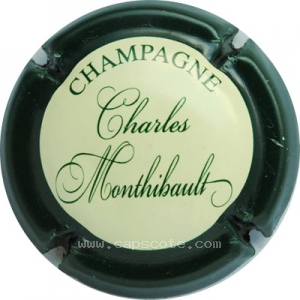 Capsule Crème, contour vert foncé
