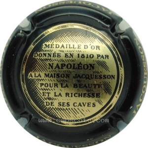 Capsule Histoire au recto, Napoléon au verso, noir