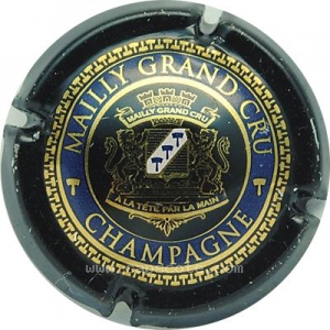 Capsule Contour noir, cercle bleu foncé
