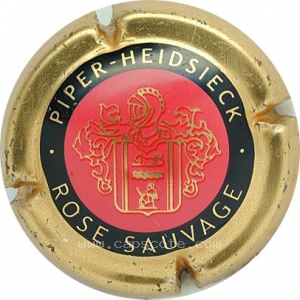 Capsule Rosé sauvage, contour or