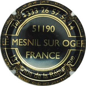 Capsule Petites initiales, adresse or au verso 2