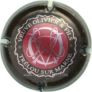 Capsule Contour marron, lettres argent