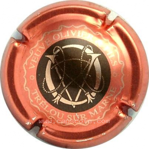 Capsule Contour cuivre, lettres or