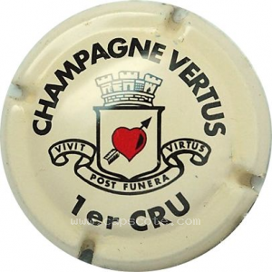 Capsule Crème et noir, coeur rouge