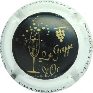 Capsule Noir et or, contour blanc