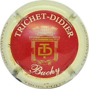 Capsule Buchy, bordeaux, contour crème