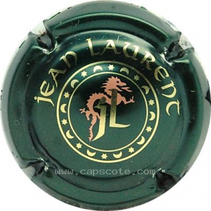 Capsule Vert foncé et or, dragon rosé, sans champagne