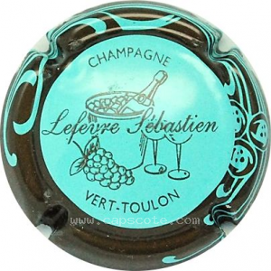 Capsule Bleu pâle, contour marron