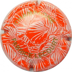 Capsule Orange, lettres or