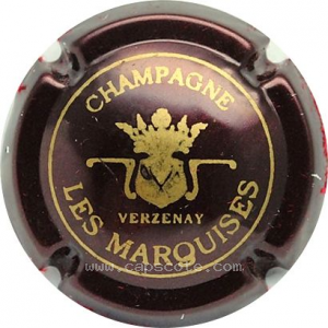 Capsule Bordeaux et or, petites lettres