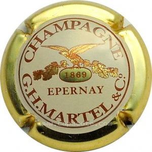 Capsule Contour or, écriture marron