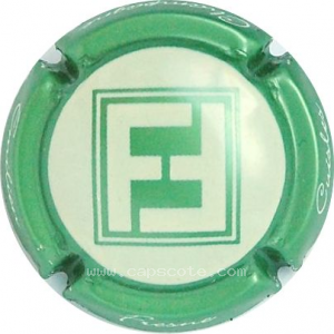 Capsule Vert métallisé et crème