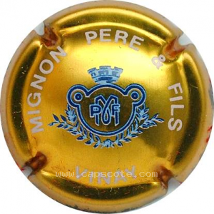 Capsule Or, crème et bleu