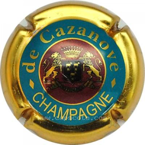 Capsule Contour or, Cercle intérieur marron