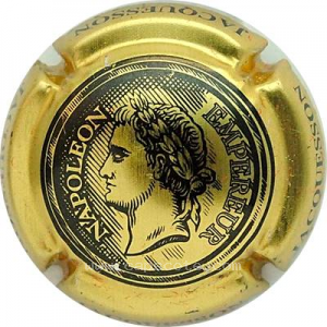 Capsule Napoléon au recto, histoire verso, or