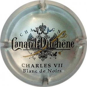 Capsule Argent, Charles VII, blanc de noirs, dessin épais