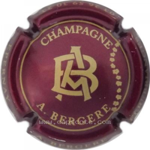 Capsule Bordeaux et or, A en or