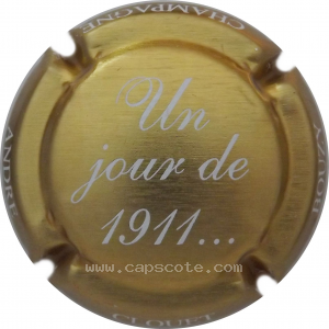 Capsule Or foncé et blanc, verso or