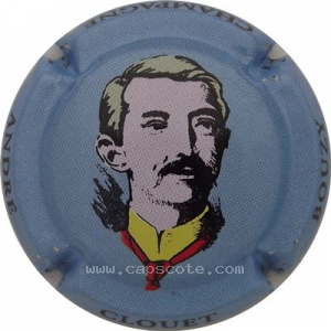 Capsule 1- Fond bleu pâle, col jaune