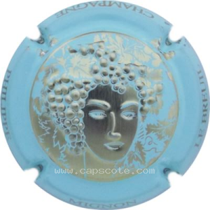 Capsule Or, contour turquoise pâle