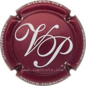 Capsule Bordeaux foncé et blanc