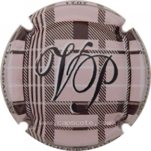 Capsule Rose et marron, initiales noires