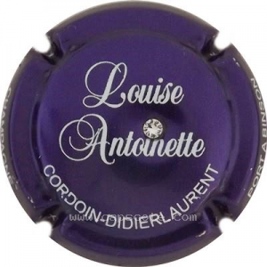 Capsule Bleu métallisé et strass sur le i de Antoinette