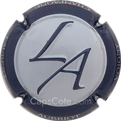 Capsule Argent, contour bleu foncé