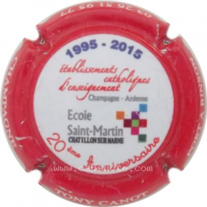 Capsule 20ème Anniversaire contour rouge Canot Tony