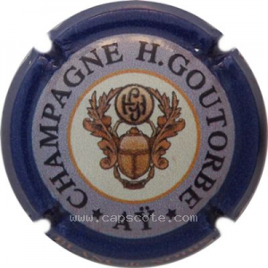 Capsule Contour bleu foncé, inscription Blanc de Noirs