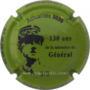 Capsule 3/3- 130 ans de la naissance du Général, Numérotée à 300 Exp.